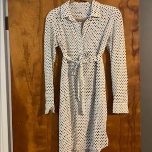 Gap polka dot shirt dress